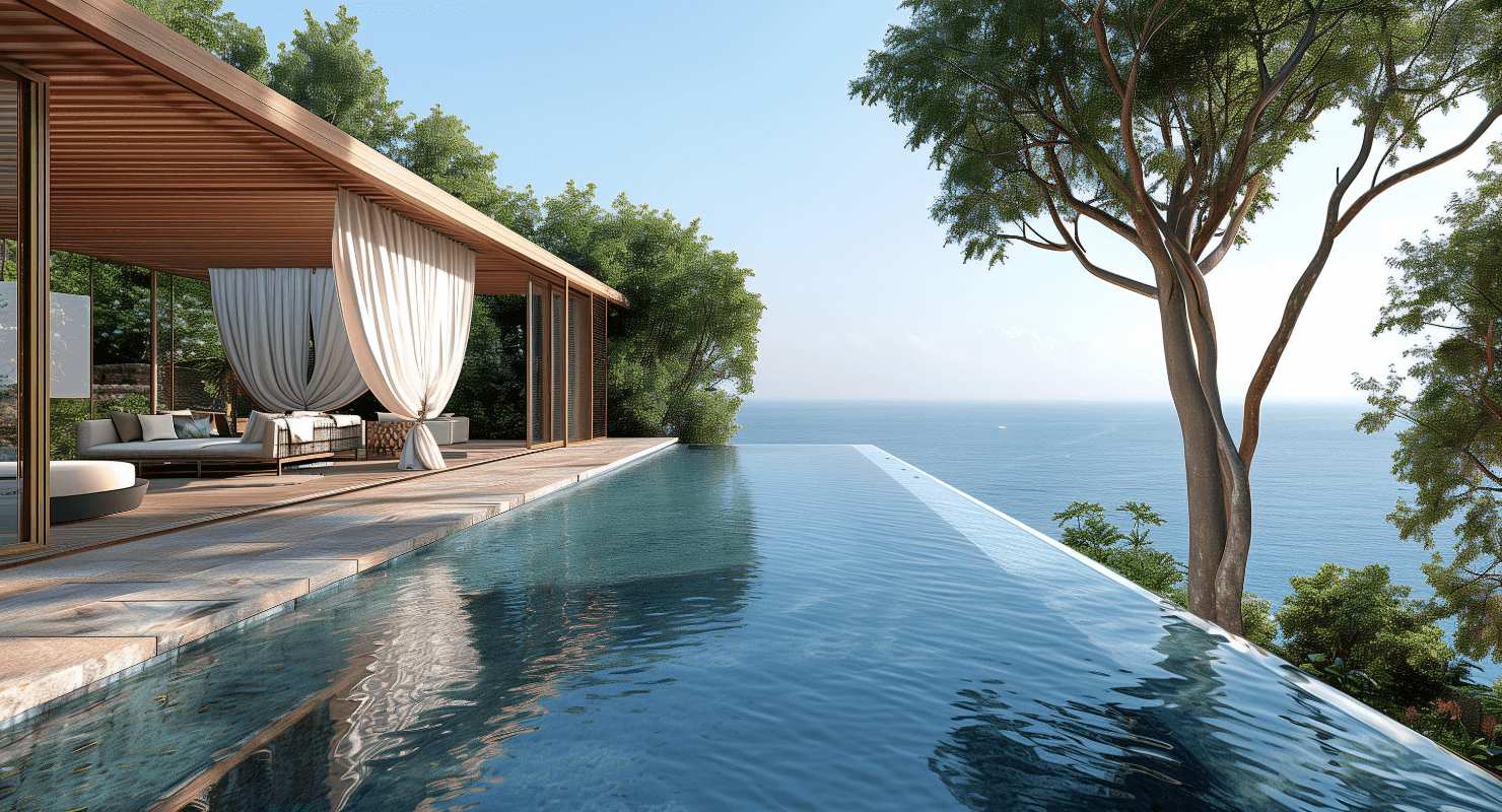 Luxurious Infinity Pool and Ocean View (1)